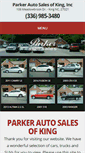 Mobile Screenshot of parkerautonc.com